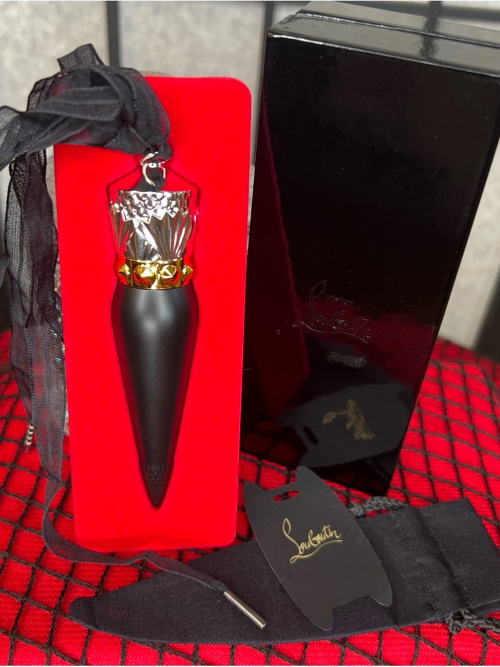 Christian Louboutin Rouge Louboutin 001M Velvet Matte Lip Colour w/ Box & Pouch